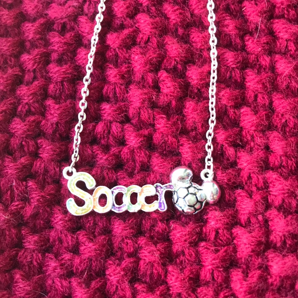 Disney Soccer Necklace